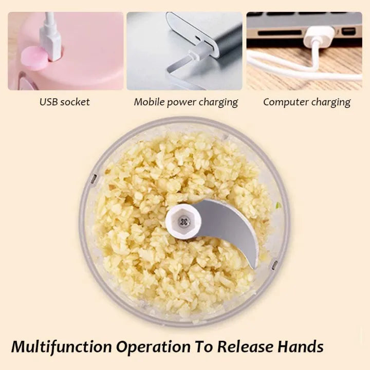 ChopEase™ Mini Manual Food Chopper & Vegetable Cutter