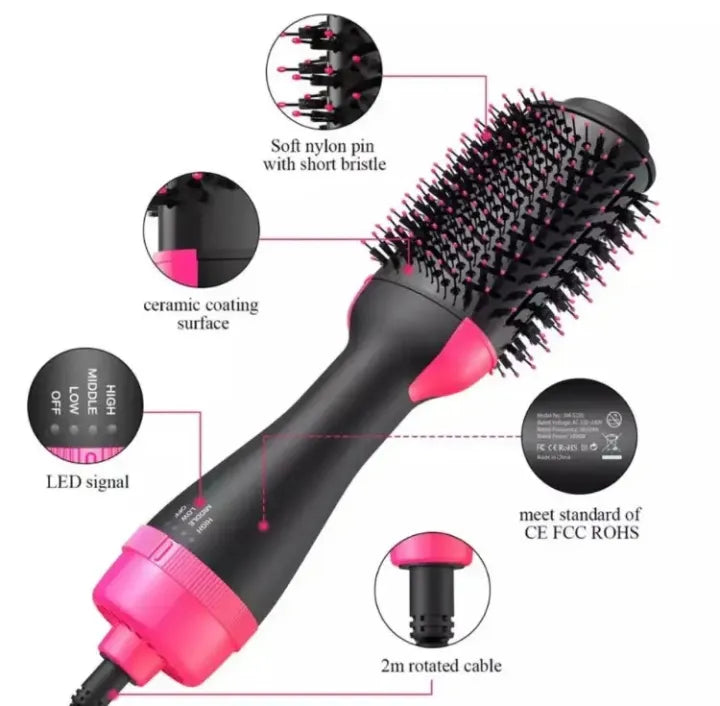3 in 1 Hot Hair Brush