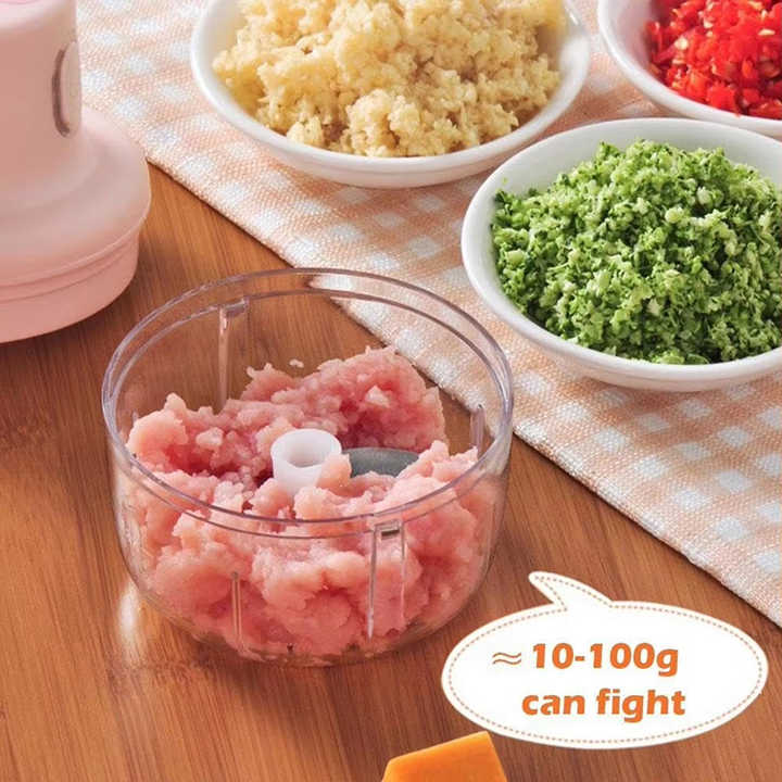 ChopEase™ Mini Manual Food Chopper & Vegetable Cutter