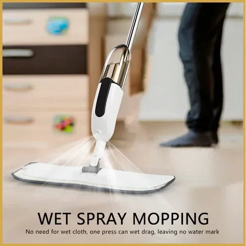 Multipurpose Wet & Dry Cleaning Mop with Refillable Water Bottle