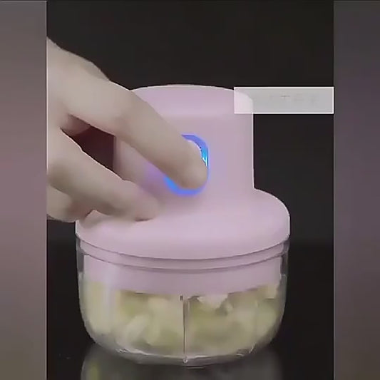 ChopEase™ Mini Manual Food Chopper & Vegetable Cutter